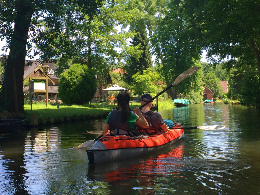 paddling tandem inflatable kayak