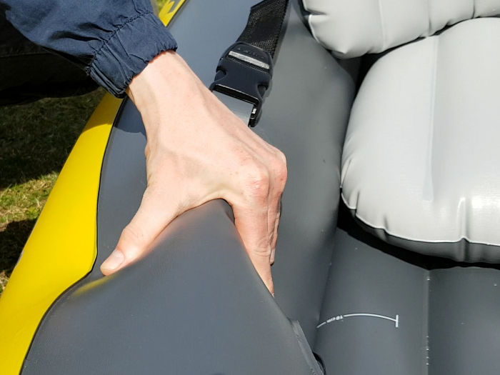 Intex kayak air pressure