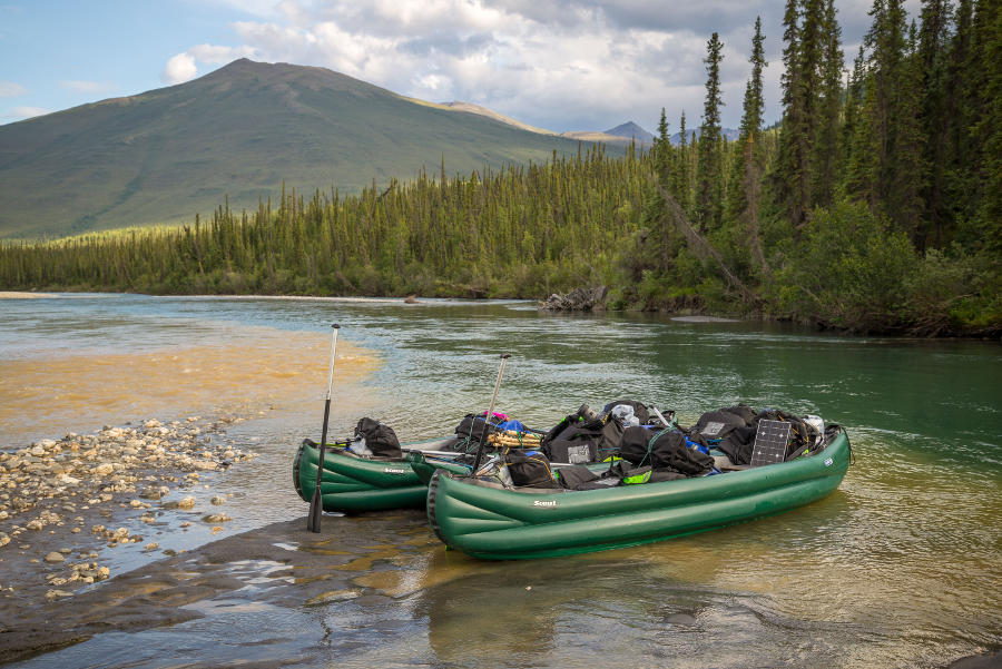 inflatable canoe tour