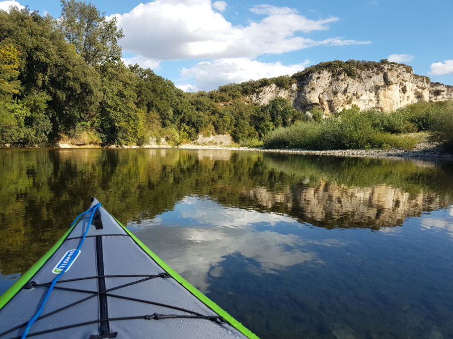 kayaking tour pont du gard