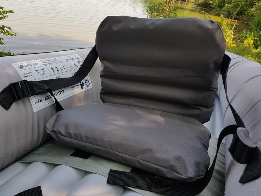 Sevylor Adventure Plus seat placed boat