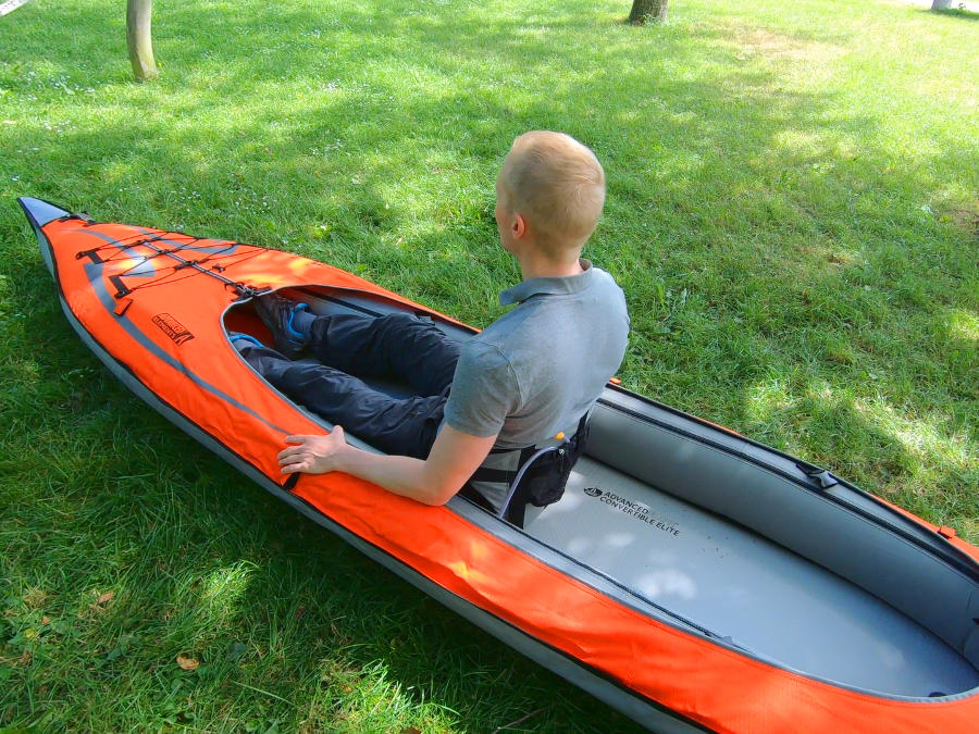 advanced elements seat position kayak