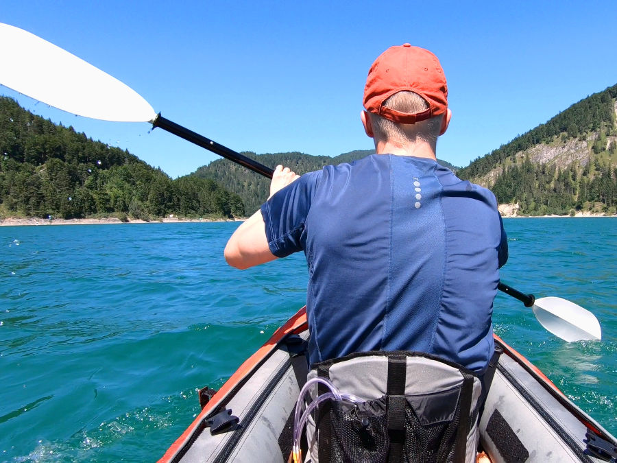 sylvensteinsee paddling