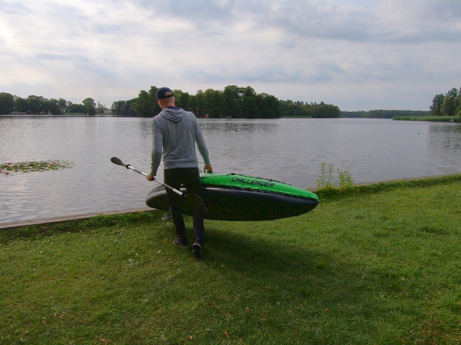 air kayak intex challenger test