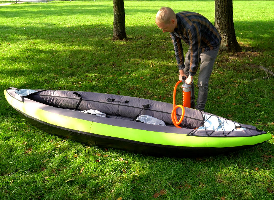 itiwit touring kayak pumping