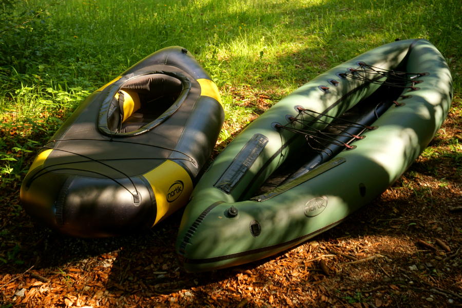 1 person vs 2 persons packraft