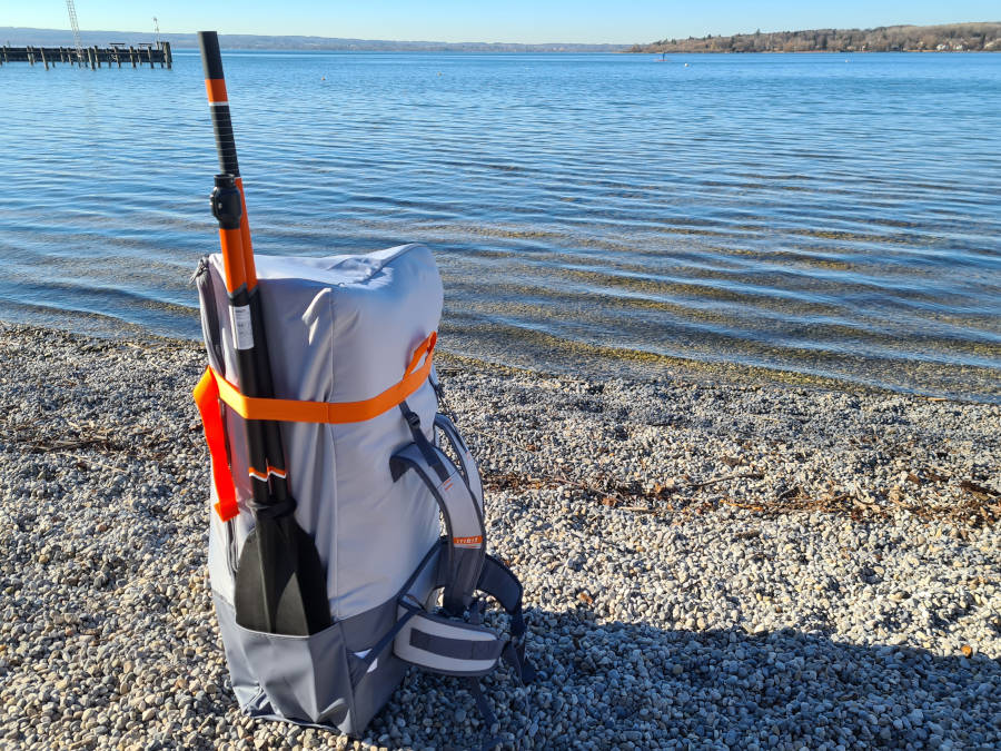 itiwit x500 backpack paddle