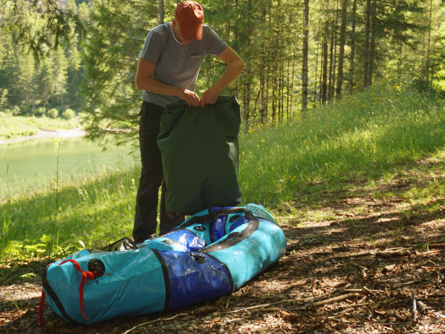 packraft setup