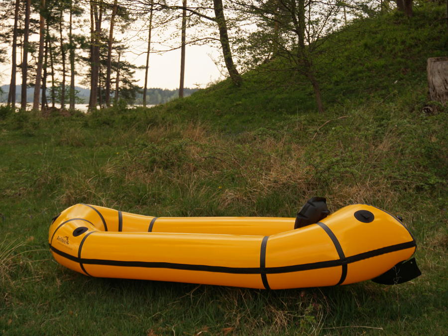 ultralight packraft anfibio