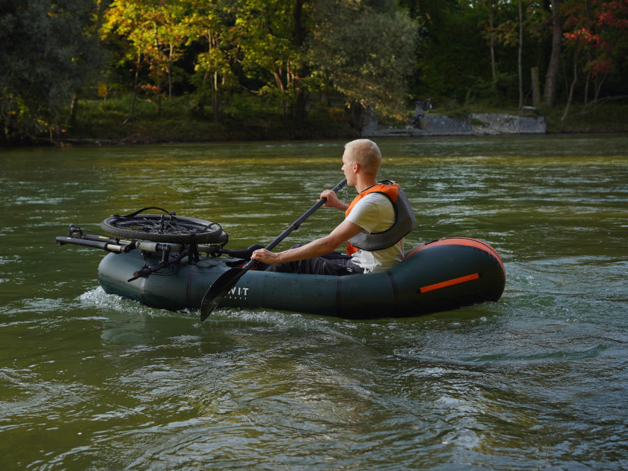 bikerafting white water