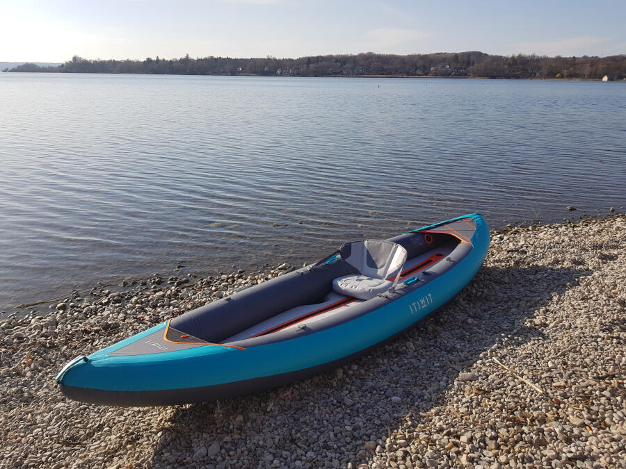inflatable kayak itiwit solo paddling