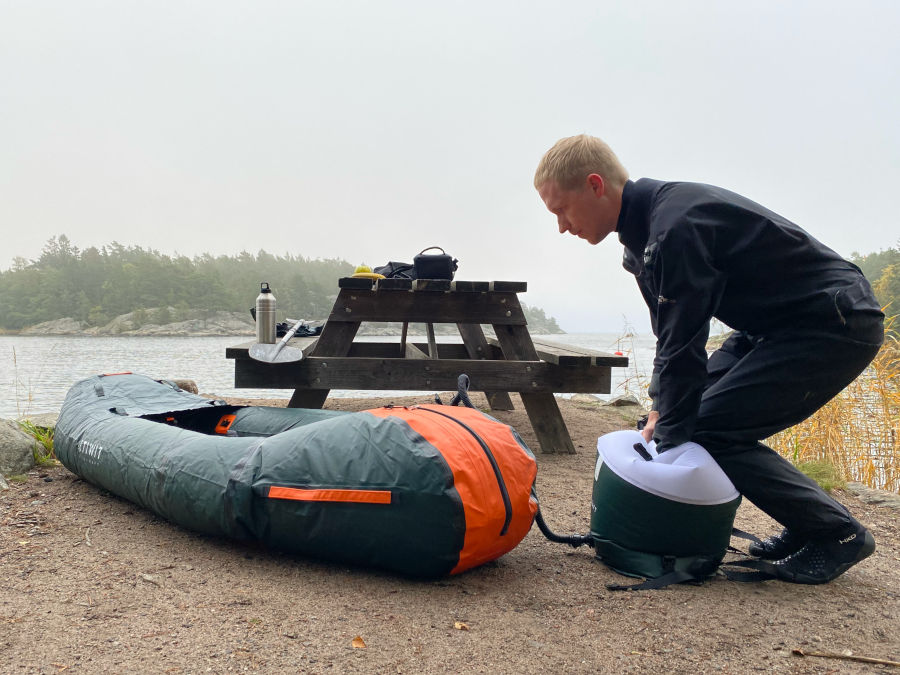 itiwit packraft adventure 500 setup