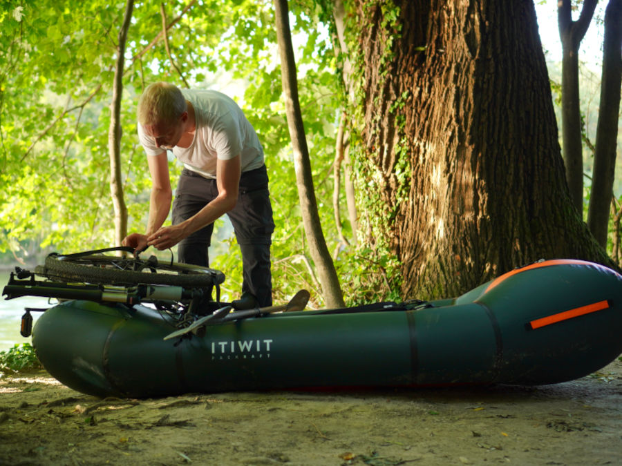 mounting bike on itiwit packraft