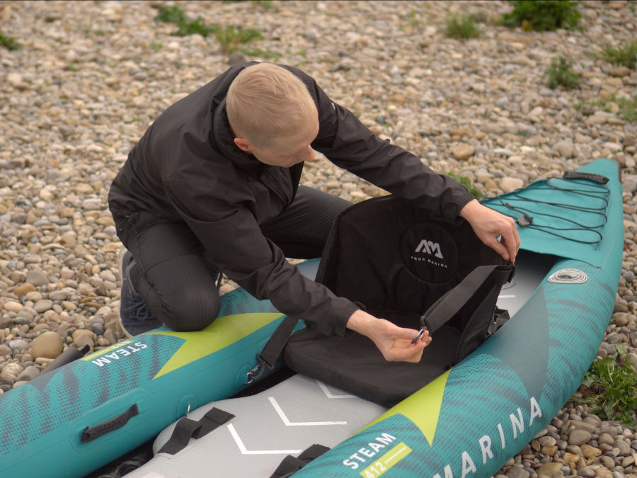 aqua marina steam kayak seat