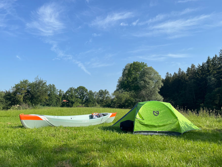 itiwit canoe drop stitch camping trip