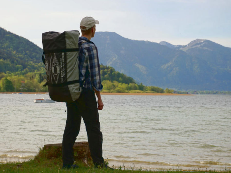 inflatable kayak advanced elements backpack