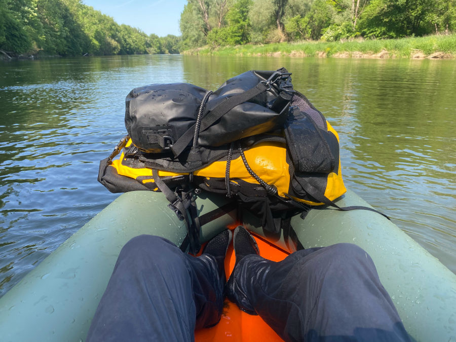 itiwit packraft 100 space footwell