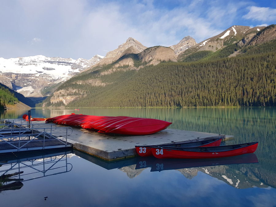 lake louise canoe kayak rental