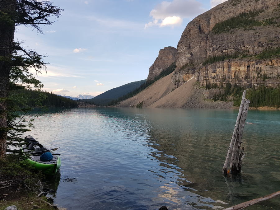 lake moraine paddling tour