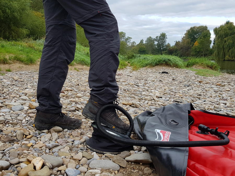 portable boat foot pump