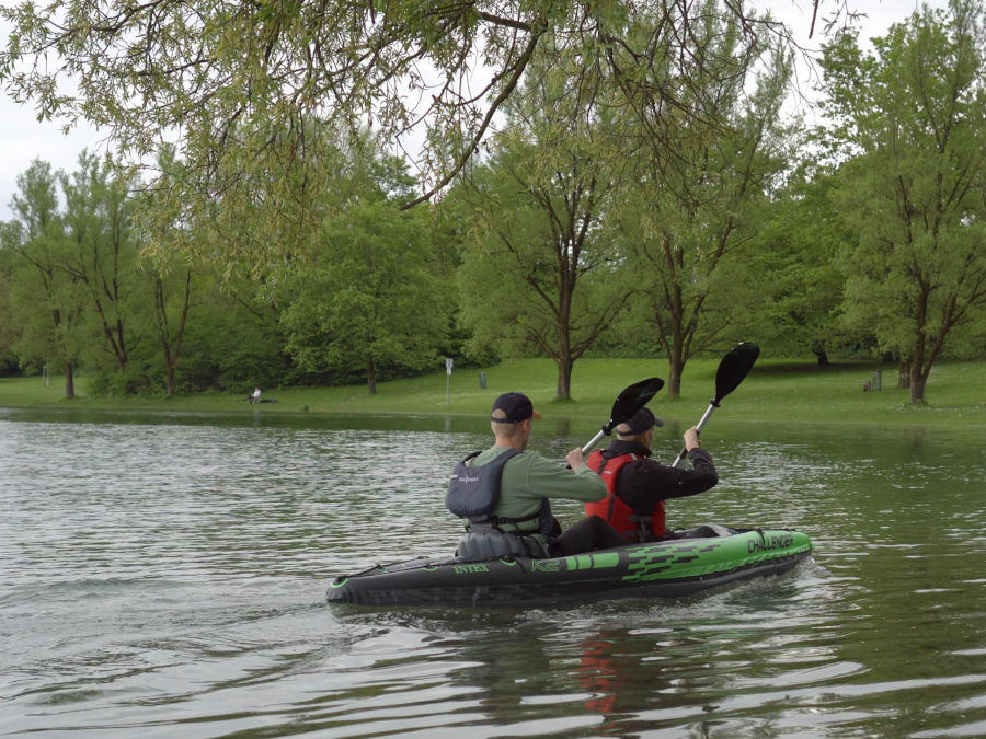 intex challenger k2 inflatable kayak review