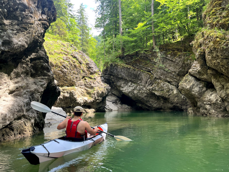 oru inlet folding kayak test